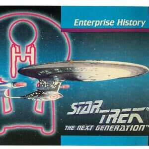 Enterprise History, Star Trek, The Next Generation, 1992, Impel Card No.044